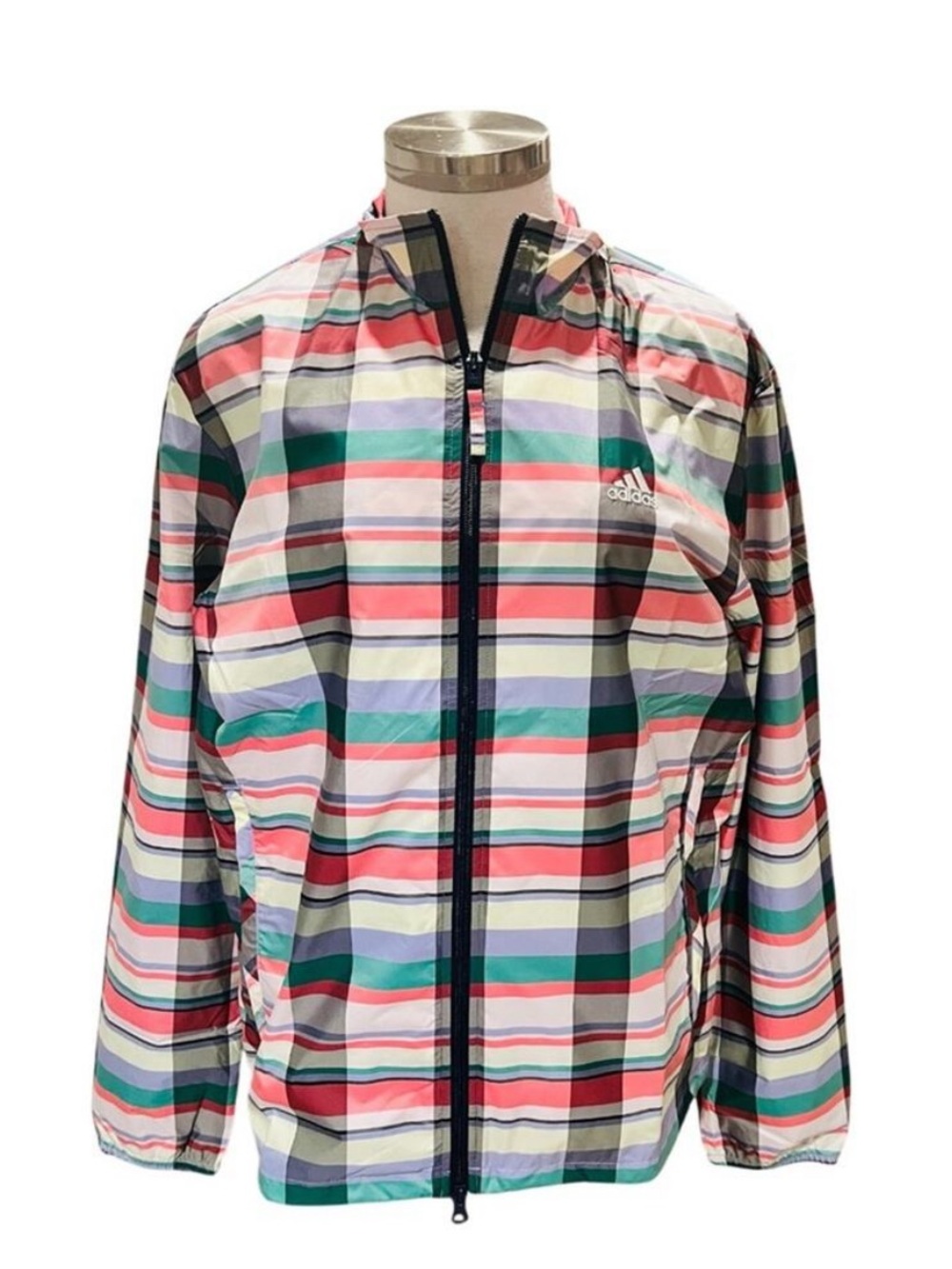 adidas X Noah NYC multicolor Jacket in Pink, Green & Blue - Picture 2 of 5